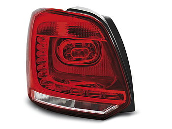 VW POLO 09-13 RED WHITE LED TAILLIGHTS