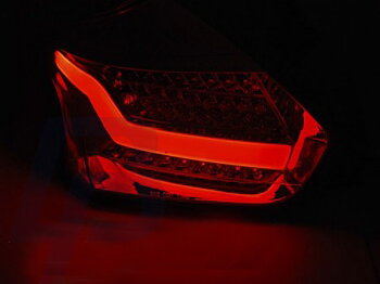 LED TAILLIGHTS FORD FOCUS 3 15-  HATCHBACK RED WHITE SEQ LED