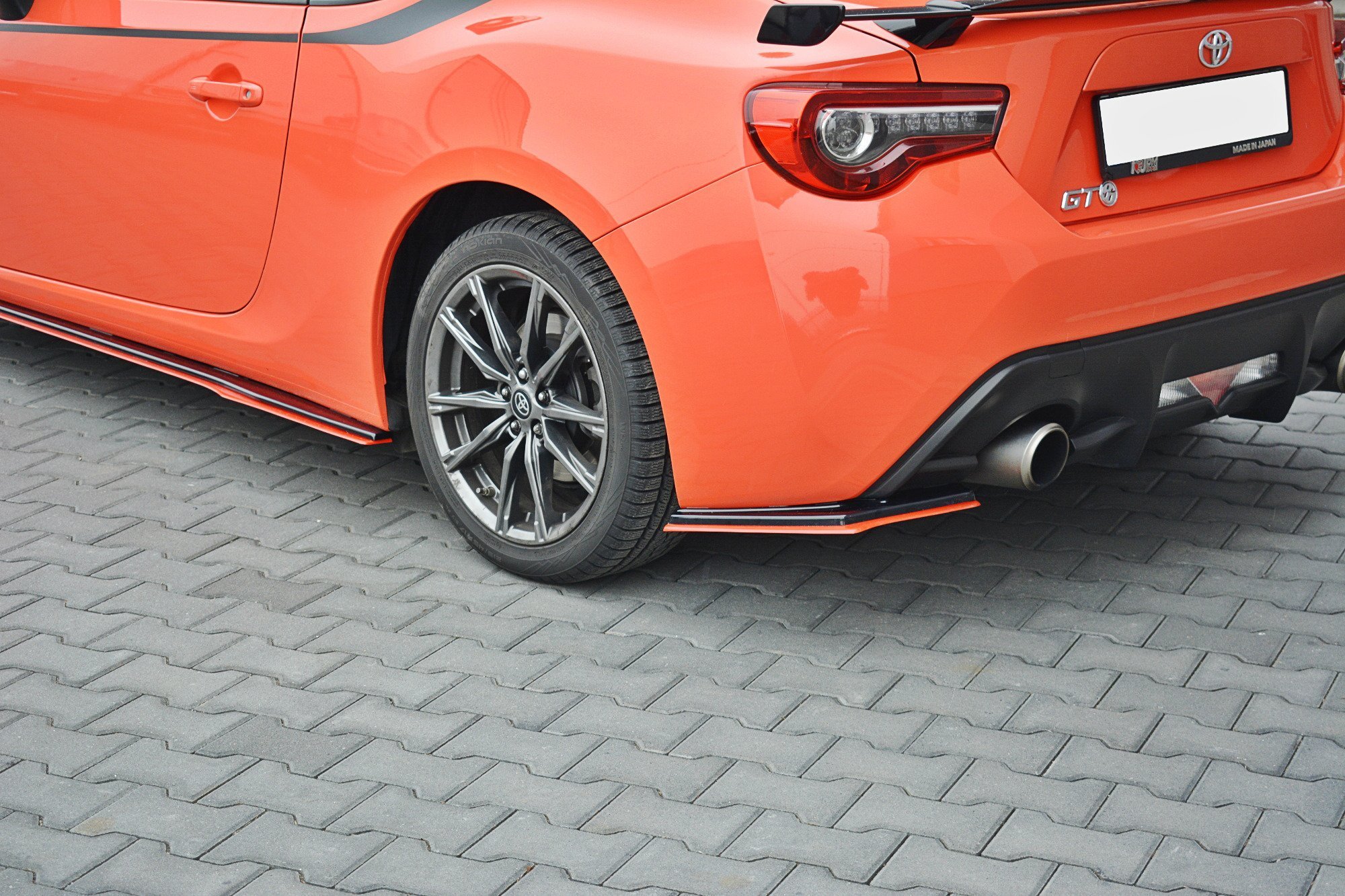 Rear Side Splitters V.2 Toyota GT86 Facelift - 2