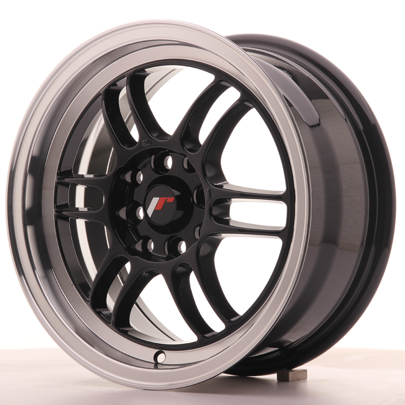 Japan Racing JR7 15x7 ET38 4x100/114 Gloss Black
