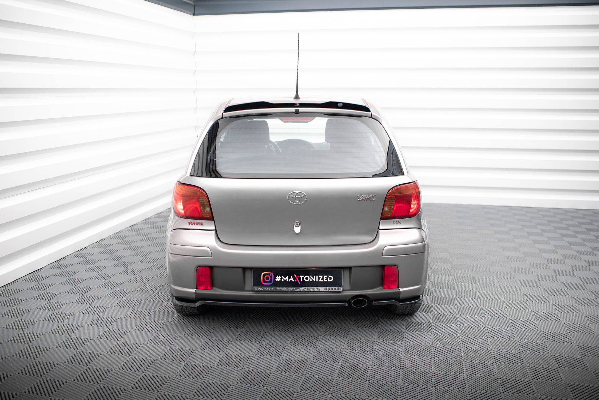 Rear Side Splitters Toyota Yaris T-Sport Mk1 Facelift - 2