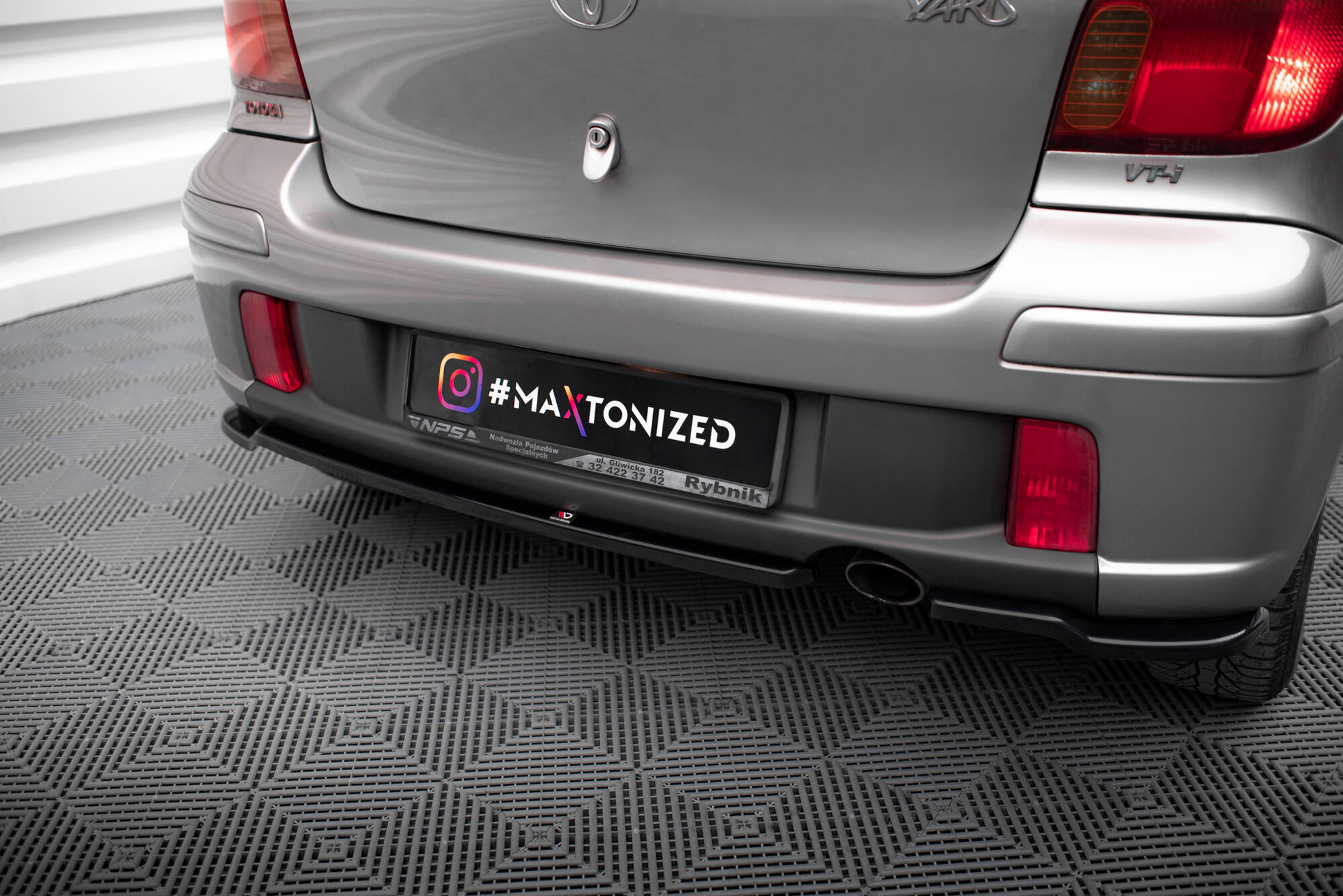 Rear Side Splitters Toyota Yaris T-Sport Mk1 Facelift - 3