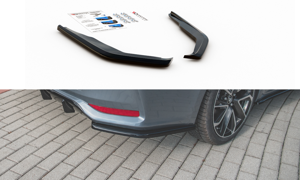 Rear Side Splitters Toyota Corolla Mk12 Sedan