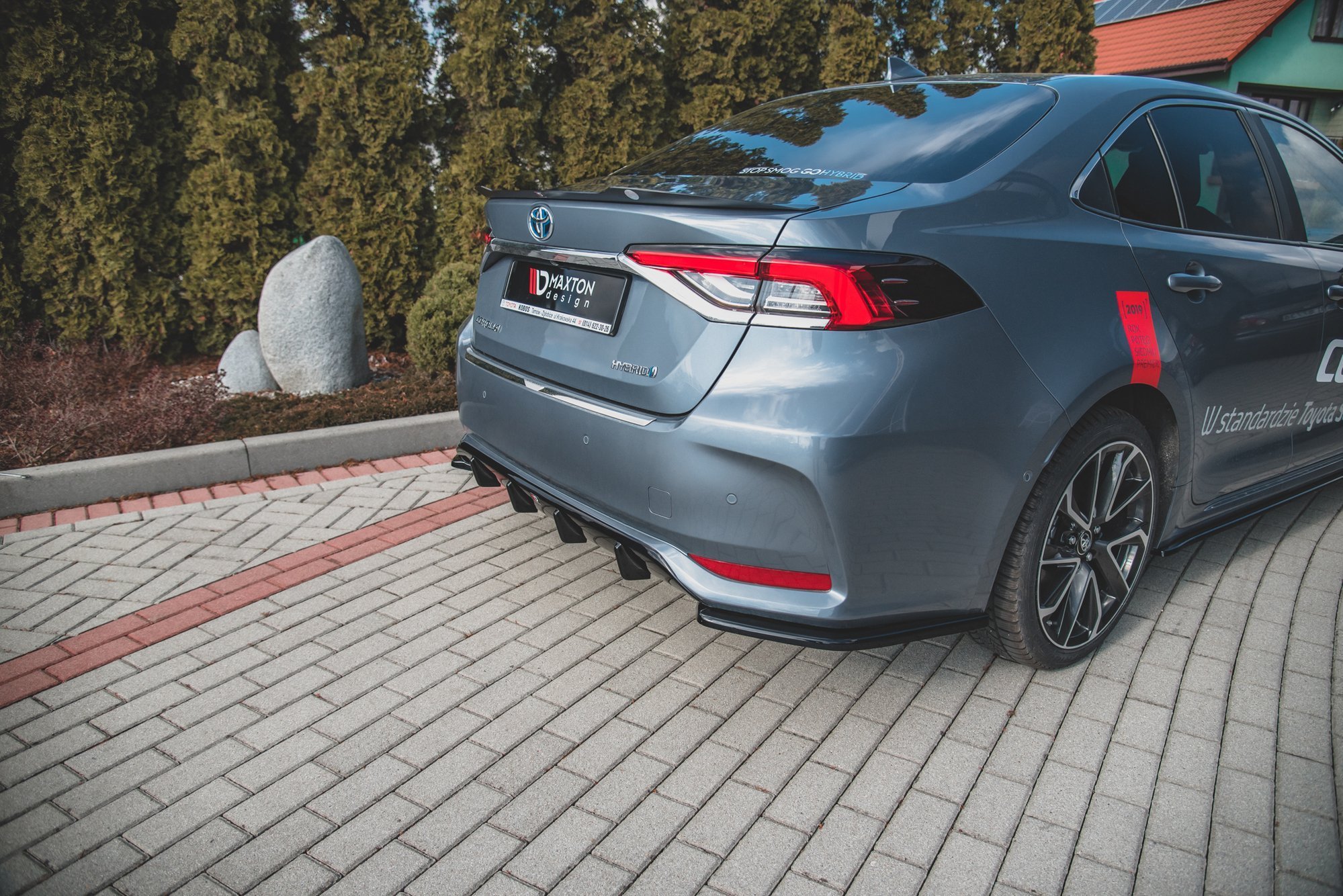 Rear Side Splitters Toyota Corolla Mk12 Sedan - 2