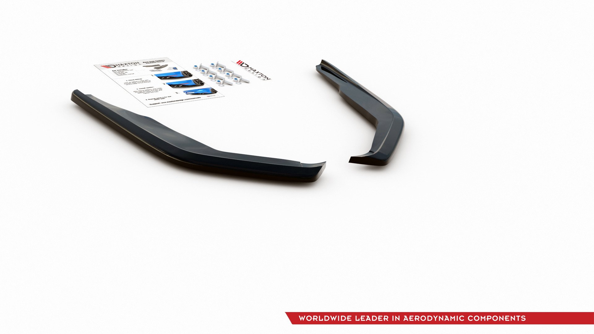 Rear Side Splitters Toyota Corolla Mk12 Sedan - 6
