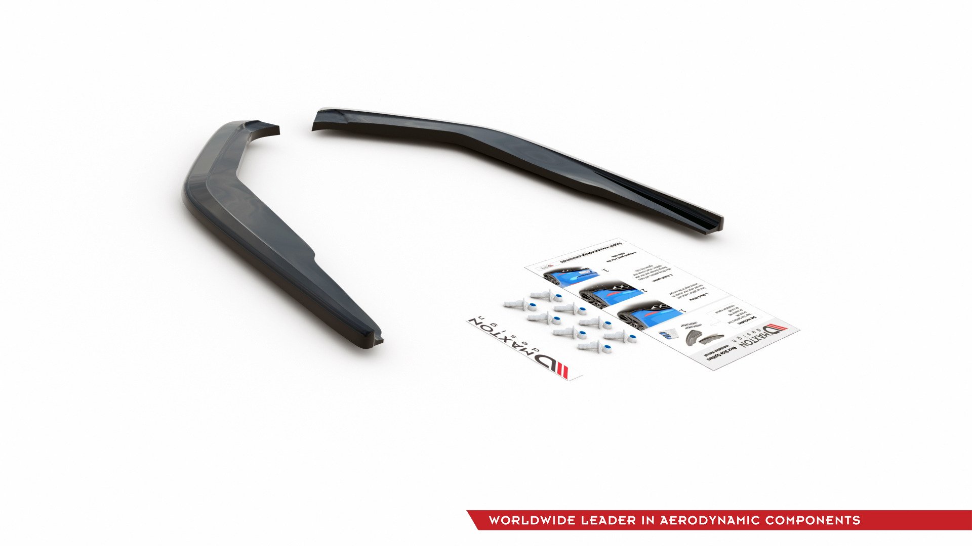 Rear Side Splitters Toyota Corolla Mk12 Sedan - 7