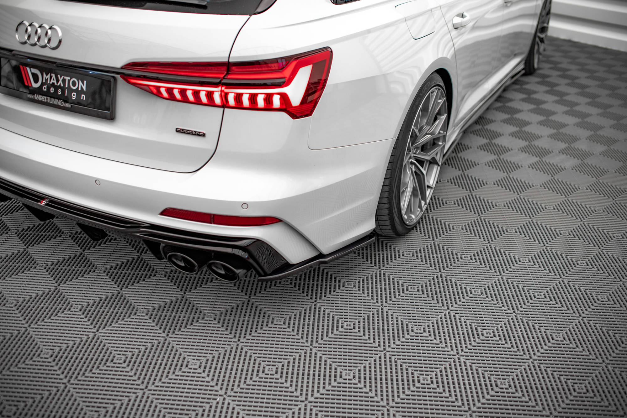 Rear Side Splitters Audi S6 / A6 S-Line C8 - 2