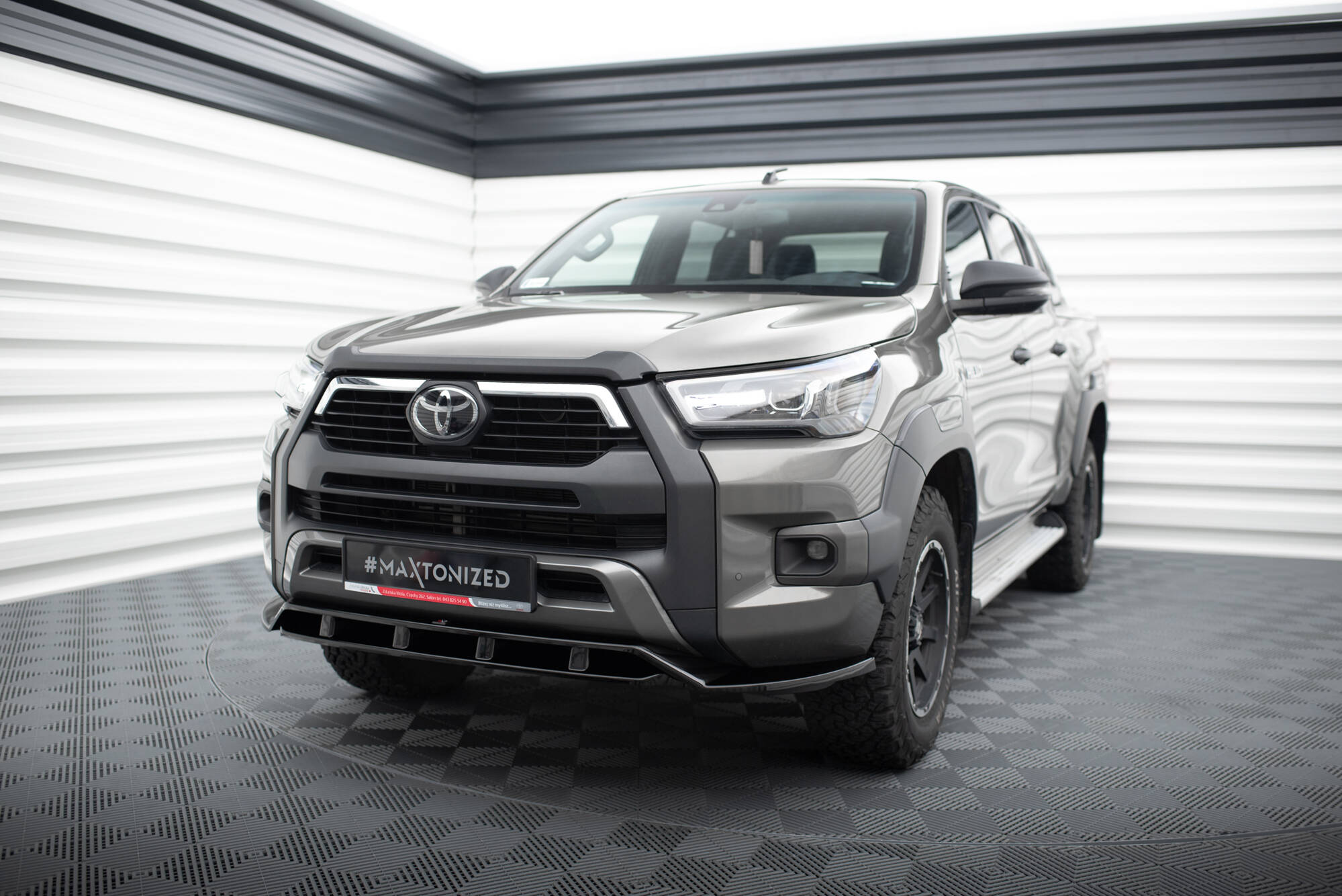Front Splitter Toyota Hilux Invincible Mk8 Facelift - 3