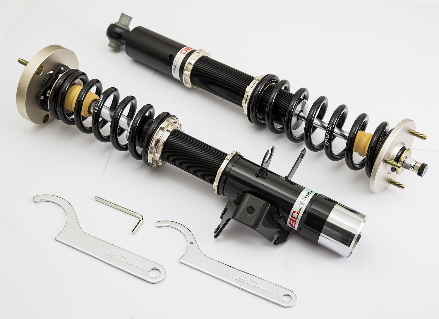 BC RACING BR RA COILOVER KIT FOR BMW 5 SERIES SEDAN + TOURING (55MM, WELD) E34 1989–1996 - 6
