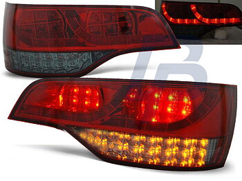 AUDI Q7 06-09 RED SMOKE LED TAILLIGHTS