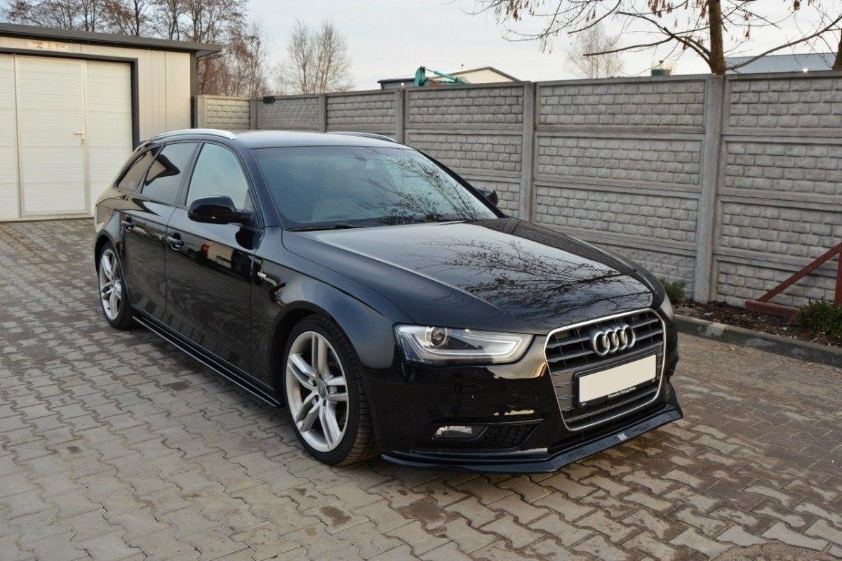 Front Splitter V.2 Audi A4 B8 Facelift - 5