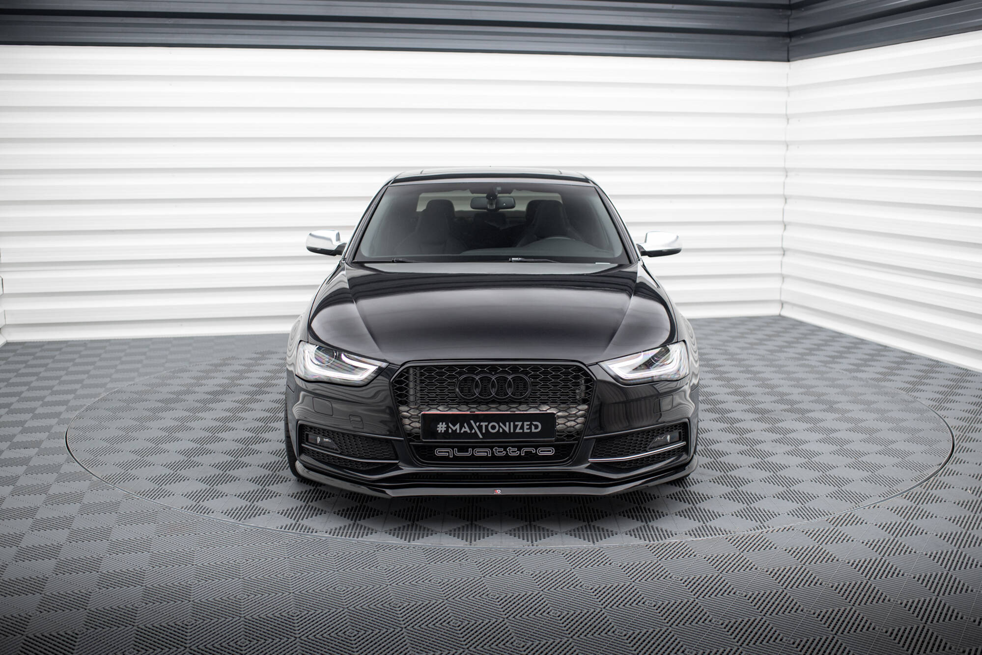 Front Splitter V.1 Audi S4 / A4 S-Line B8 FL - 3