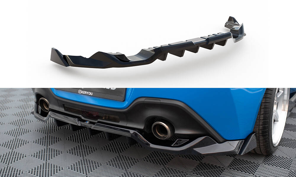 Central Rear Splitter (Vertical Bars) V.3 Toyota GR86 Mk1