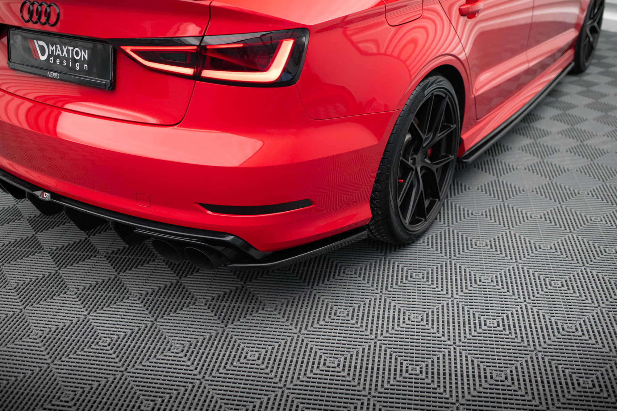Rear Side Splitters Audi S3 Sedan 8V (2013-2016) - 3