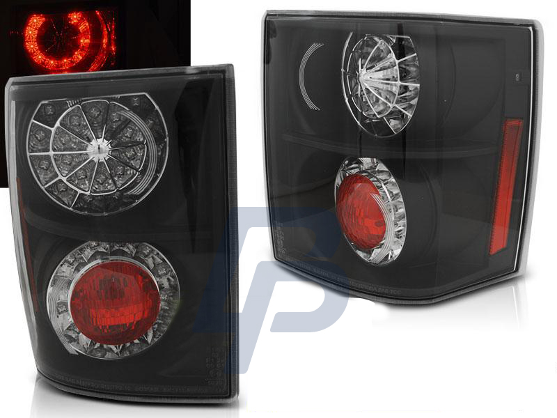 LAND ROVER RANGE ROVER III 02-12 BLACK LED TAILLIGHTS - 4