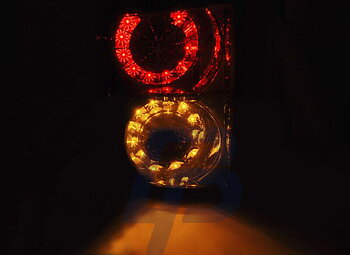 LAND ROVER RANGE ROVER III 02-12 SVARTA LED BAKLAMPOR