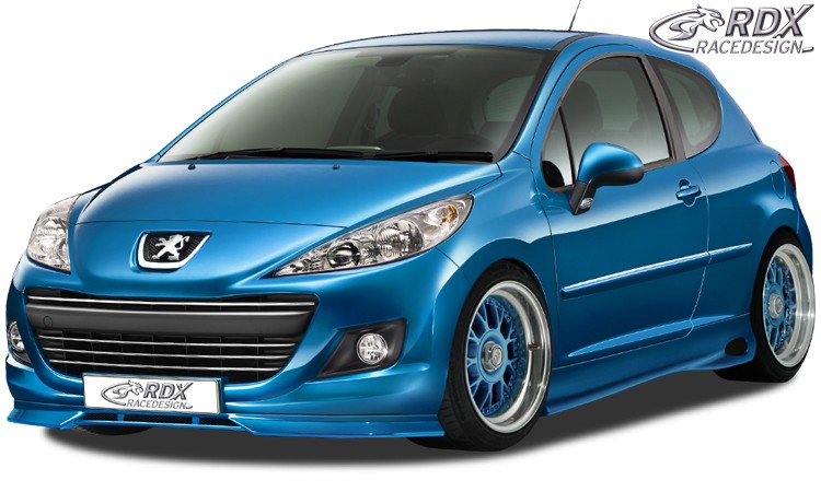 FRONT SPOILER PEUGEOT 207 / 207CC FACELIFT 2009+