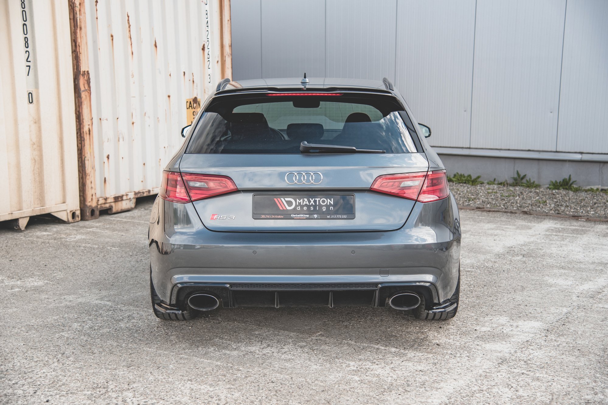 Rear Side Diffusers V1 Audi RS3 8V Sportback (2015-2016) - 2