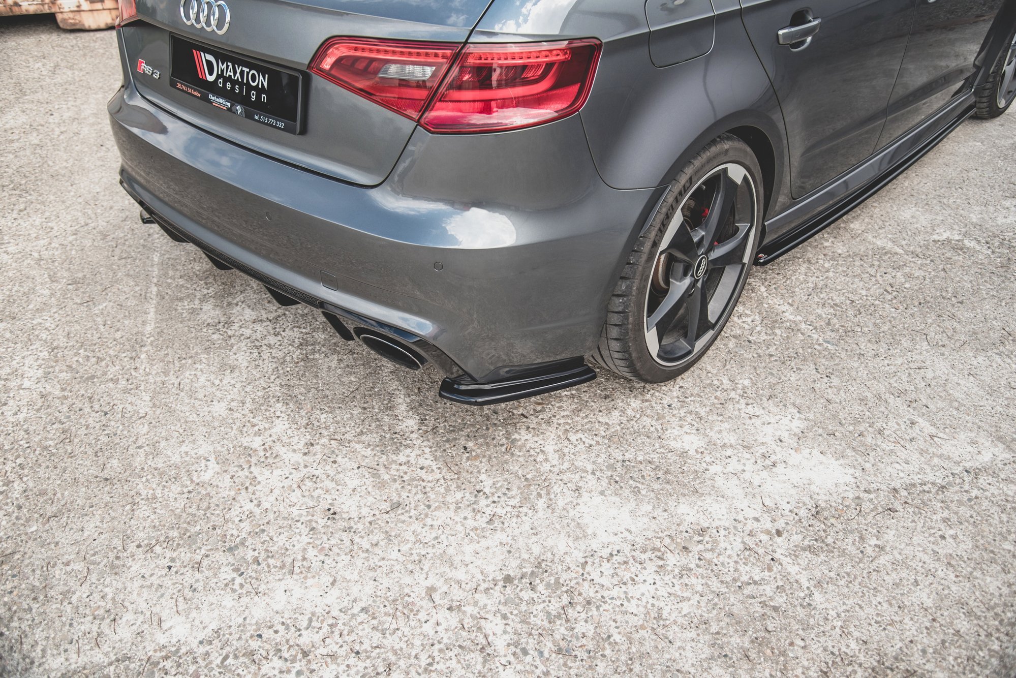 Rear Side Diffusers V1 Audi RS3 8V Sportback (2015-2016) - 3