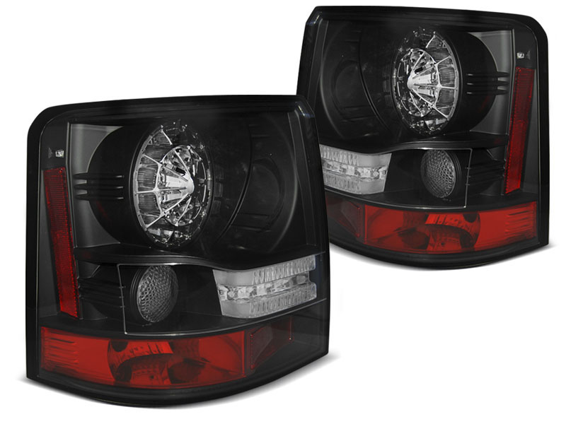 LAND ROVER RANGE ROVER SPORT 05-09 BLACK LED TAILLIGHTS