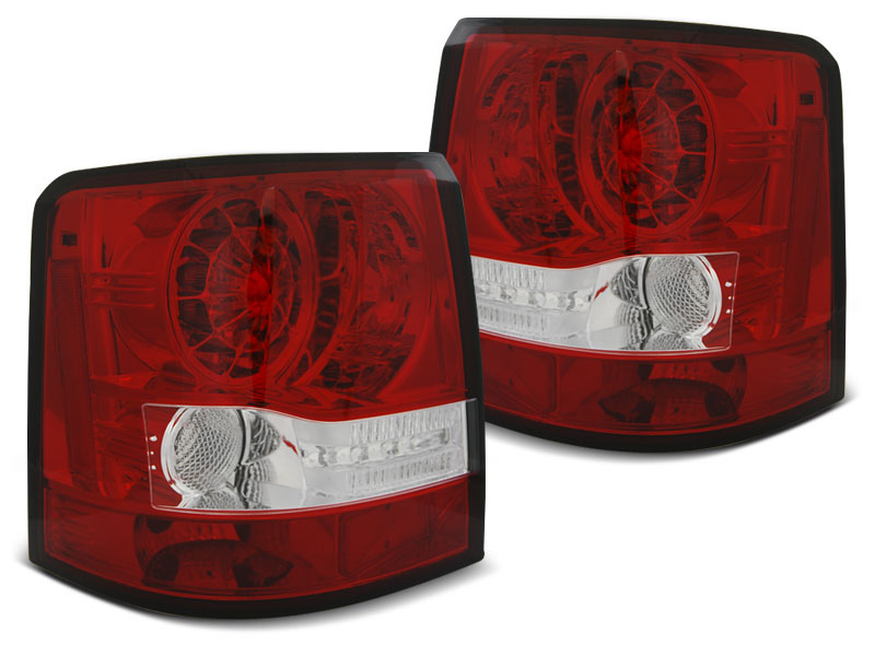 LAND ROVER RANGE ROVER SPORT 05-09 RED WHITE LED TAILLIGHTS