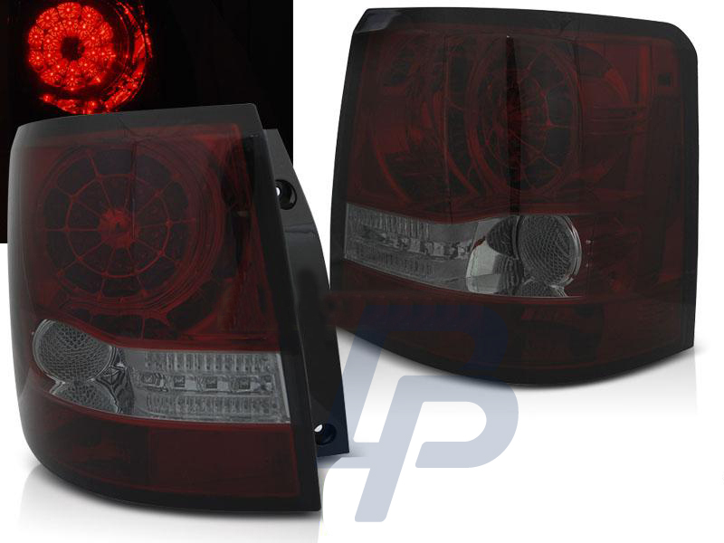 LAND ROVER RANGE ROVER SPORT 05-09 RED SMOKE LED TAILLIGHTS - 4