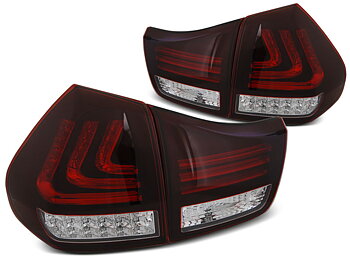 LEXUS RX 330 / 350 03-08 LED TAILLIGHTS BAR RED WHITE BLACK