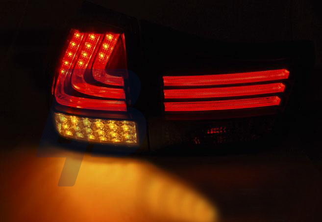 LEXUS RX 330 / 350 03-08 LED TAILLIGHTS BAR RED WHITE BLACK - 3