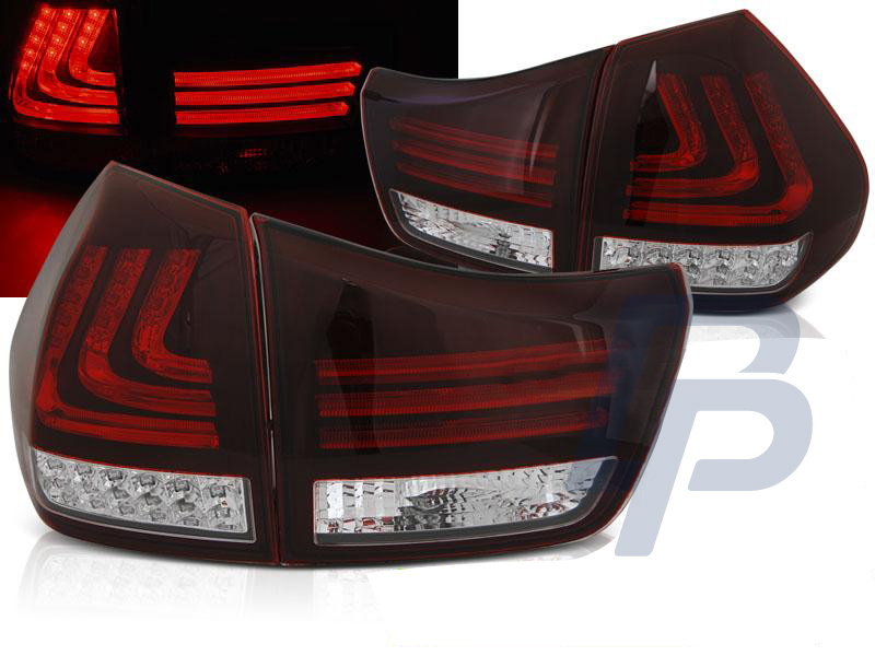 LEXUS RX 330 / 350 03-08 LED TAILLIGHTS BAR RED WHITE BLACK - 5
