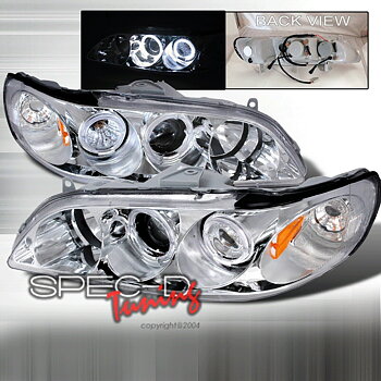 HONDA ACCORD 98-02 2D HEADLIGHTS 1-PIECE CLEAR [KS]