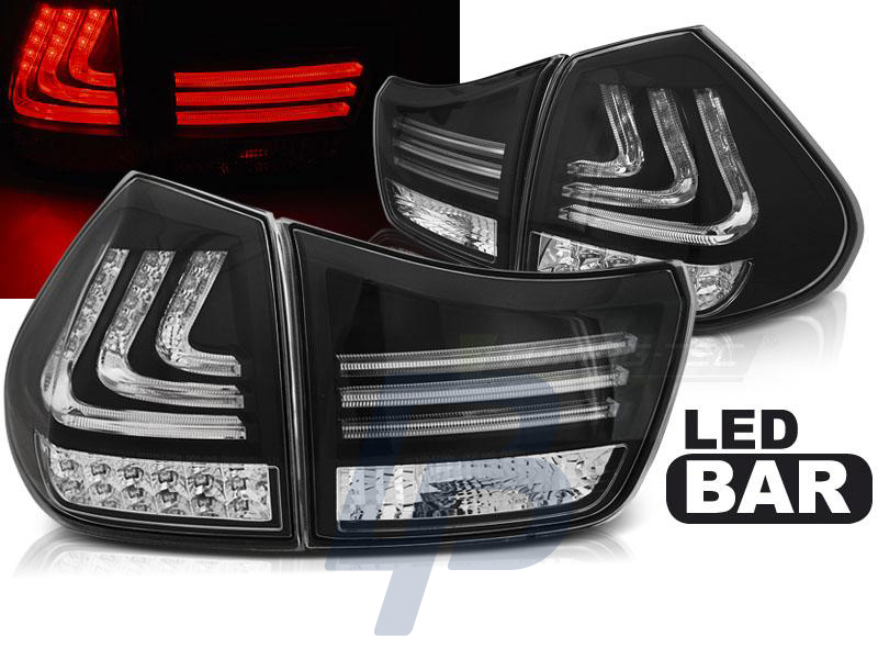 LEXUS RX 330 / 350 03-08 LED TAILLIGHTS BAR BLACK - 5
