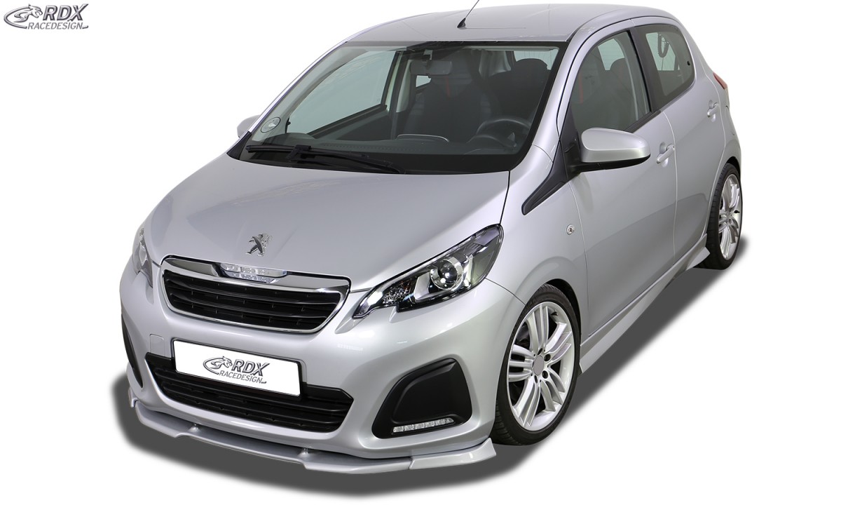 FRONT SPOILER VARIO-X PEUGEOT 108 FRONT LIP SPLITTER - 2