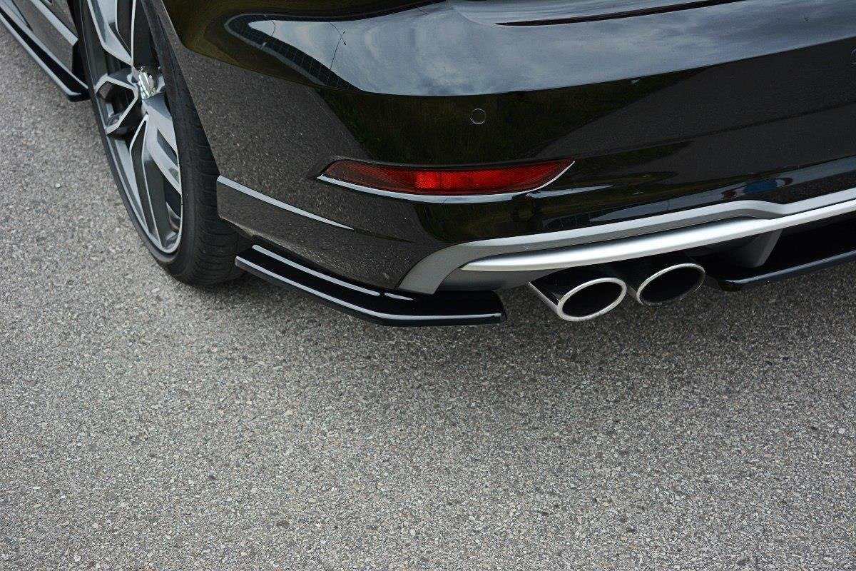 Rear Side Splitters Audi S3 / A3 S-line 8V FL Sedan - 3