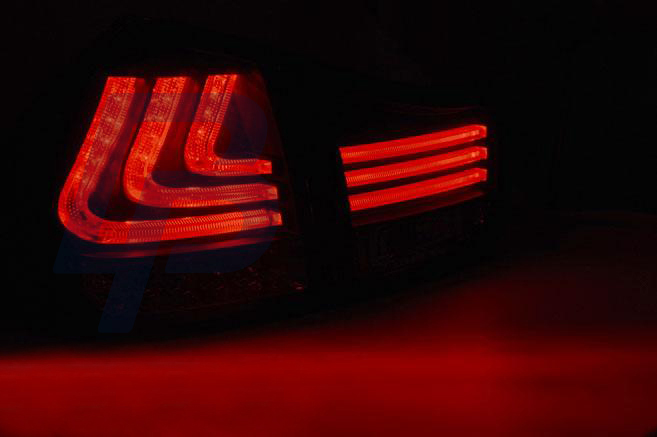 LEXUS RX 330 / 350 03-08 LED TAILLIGHTS BAR RED SMOKE BLACK - 2