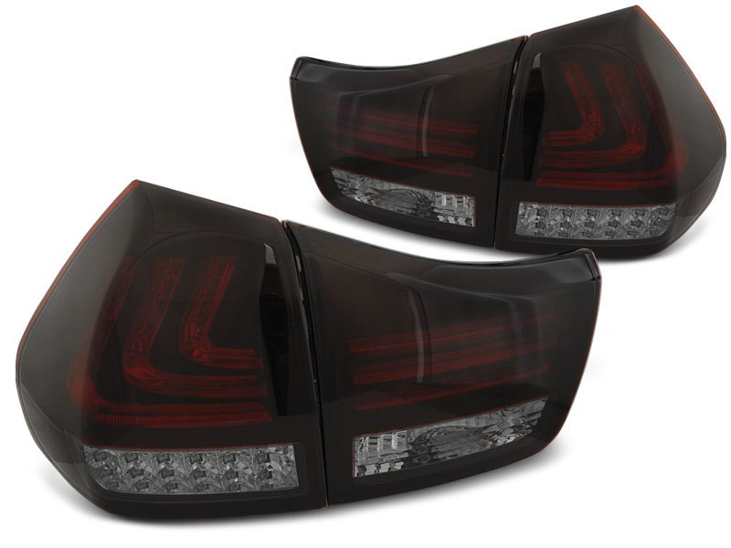 LEXUS RX 330 / 350 03-08 LED TAILLIGHTS BAR RED SMOKE BLACK
