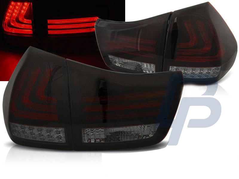 LEXUS RX 330 / 350 03-08 LED TAILLIGHTS BAR RED SMOKE BLACK - 5