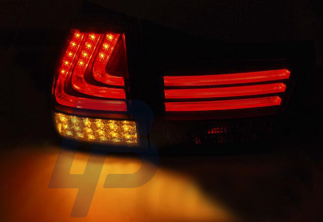 LEXUS RX 330 / 350 03-08 LED TAILLIGHTS BAR SMOKE BLACK - 3