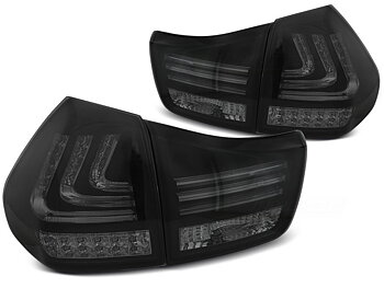 LEXUS RX 330 / 350 03-08 LED TAILLIGHTS BAR SMOKE BLACK