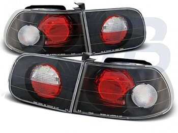TAILLIGHTS HONDA CIVIC 09.91-08.95 3D BLACK