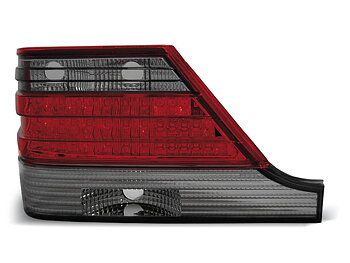 MERCEDES W140 95-10.98 RED SMOKE LED TAILLIGHTS