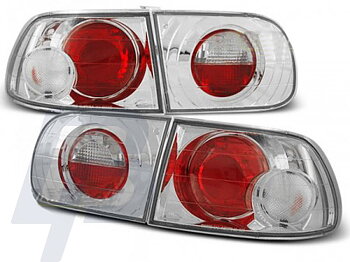 TAILLIGHTS HONDA CIVIC 09.91-08.95 3D CHROME