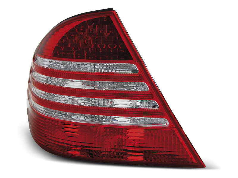 MERCEDES W220 S-CLASS 09.98-05.05 RED WHITE LED TAILLIGHTS