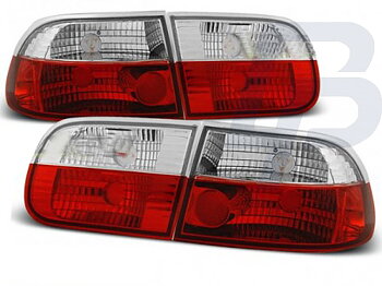TAILLIGHTS HONDA CIVIC0 9.91-08.95 3D RED WHITE