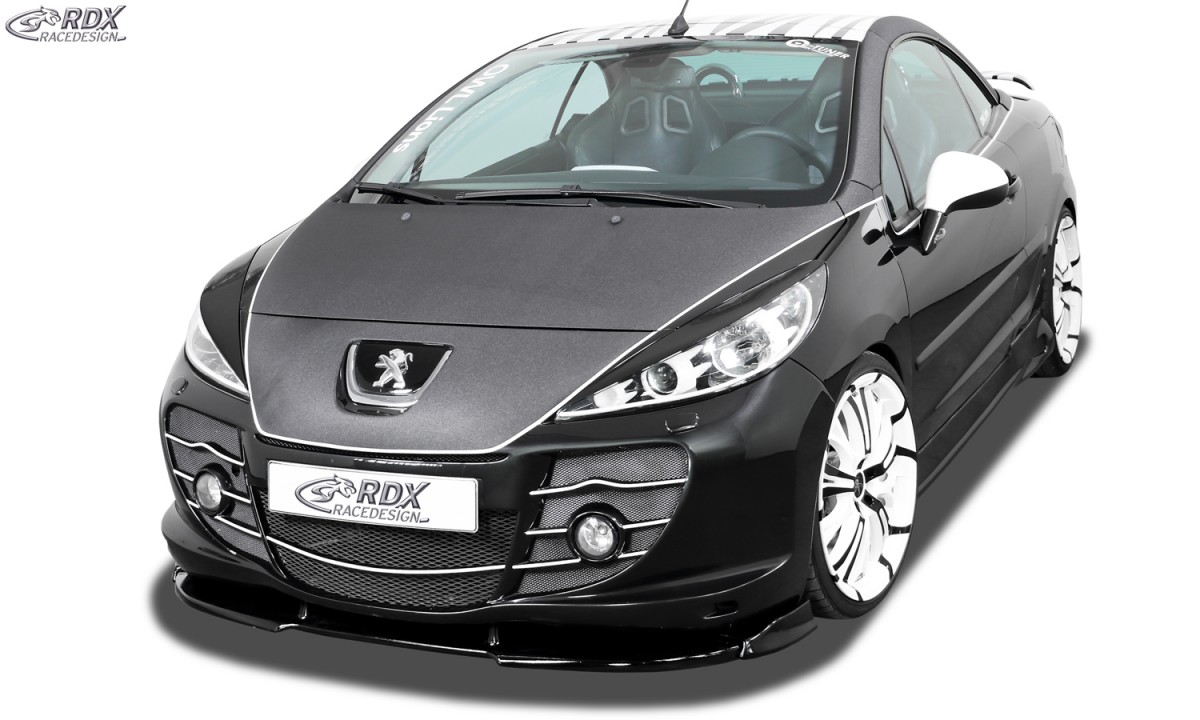 FRONT SPOILER VARIO-X PEUGEOT 207 WITH ABBES-FRONT FRONT LIP SPLITTER - 2
