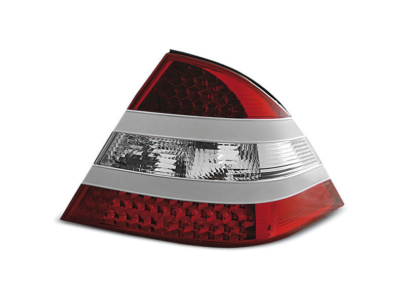 MERCEDES W220 S-CLASS 09.98-05.05 RED WHITE LED TAILLIGHTS