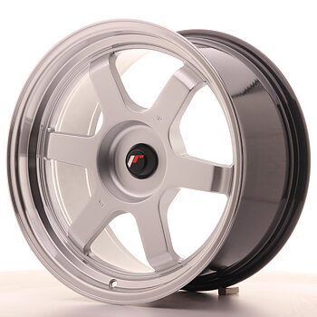 JAPAN RACING JR12 18X9 ET25-27 BLANK HYPER SILVER