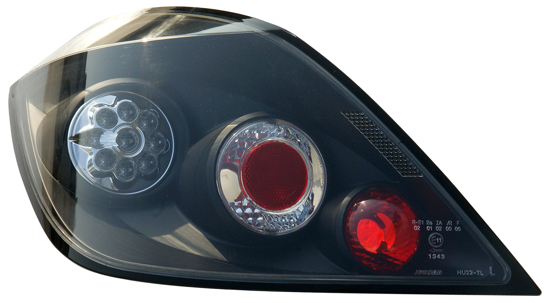 OPEL ASTRA H 5D 04+ TAILLIGHTS BLACK V1