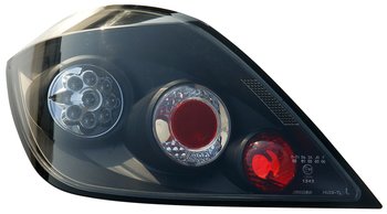 OPEL ASTRA H 5D 04+ TAILLIGHTS BLACK V1