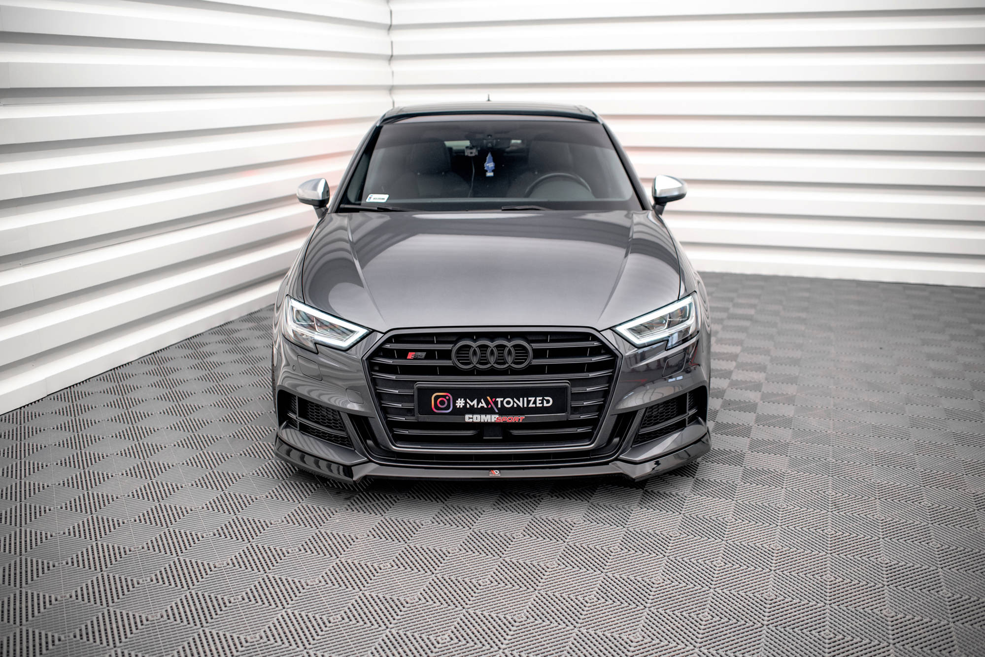Front Splitter V.3 Audi S3 / A3 S-Line Sportback 8V Facelift - 2