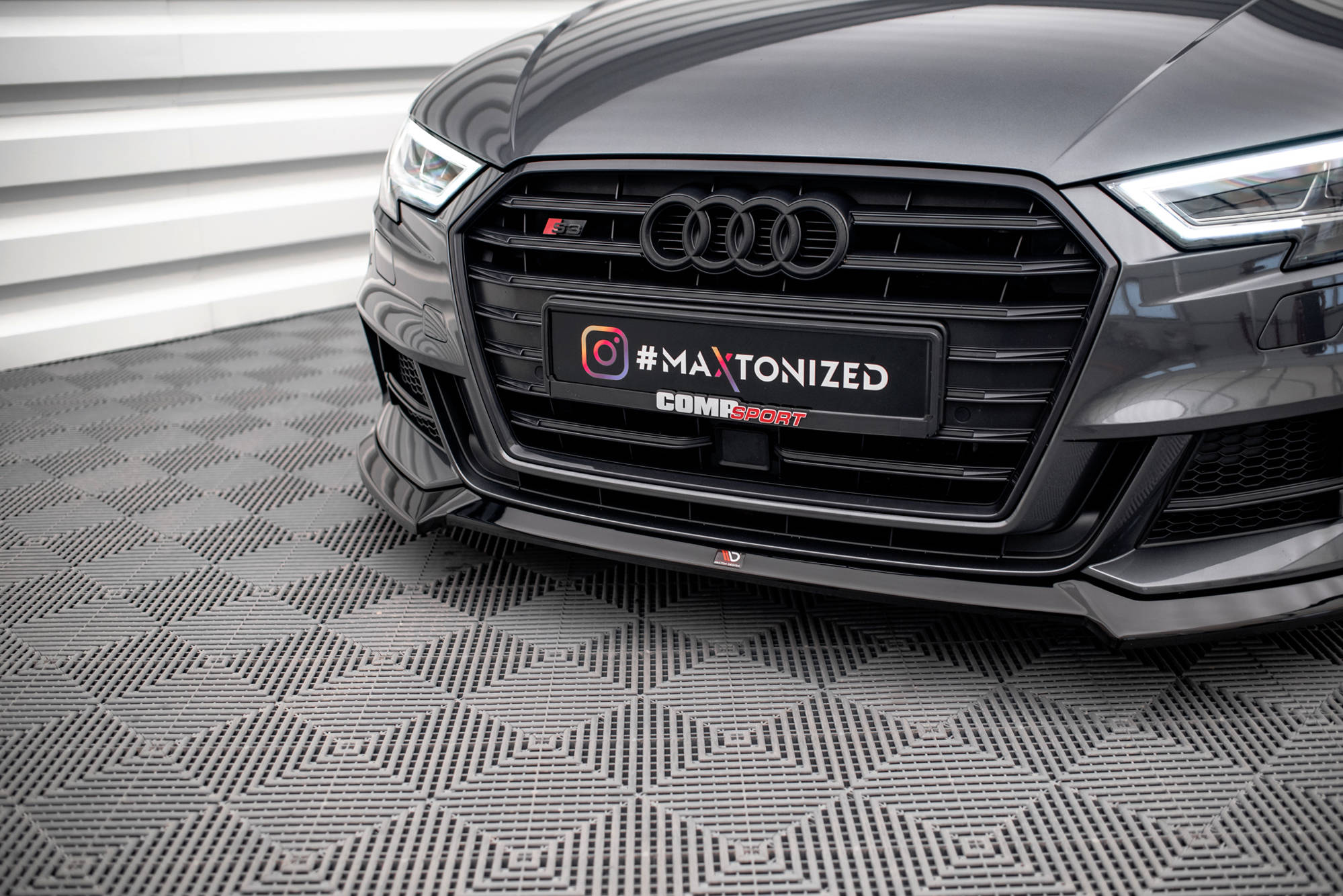 Front Splitter V.3 Audi S3 / A3 S-Line Sportback 8V Facelift - 3